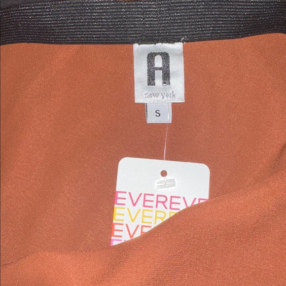 NWT Evereve Brown and Black Tie-Dye Midi Skirt Size S - Picture 4 of 7